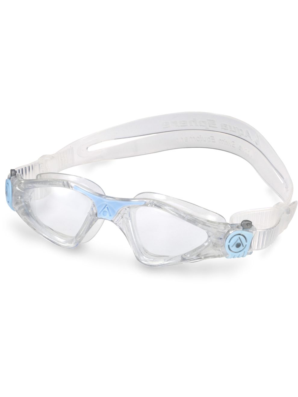Aqua Sphere Kayenne Compact Clear Goggles Glitter & Powder Blue