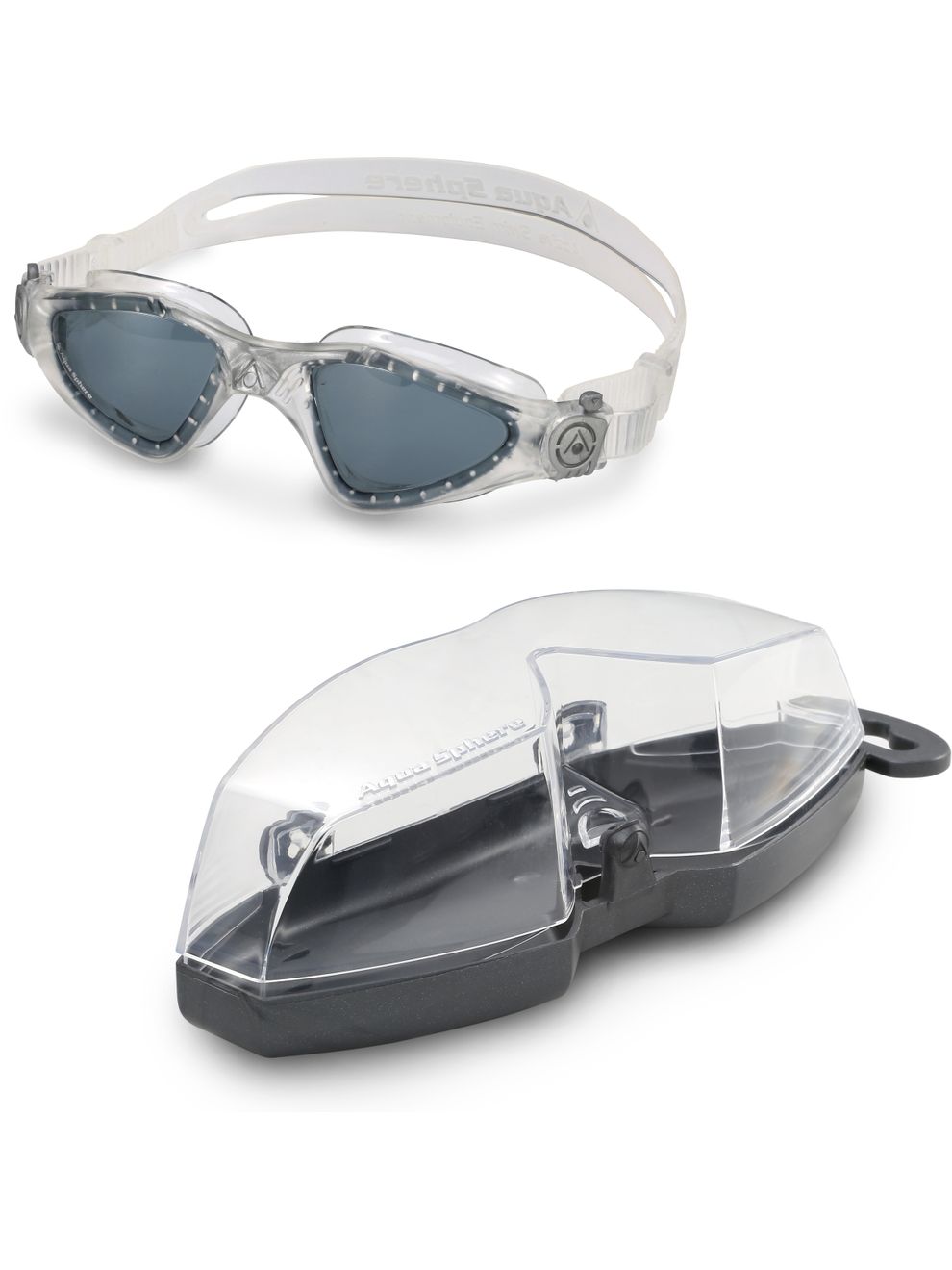 Aqua Sphere Kayenne Smoke Goggles Clear & Silver