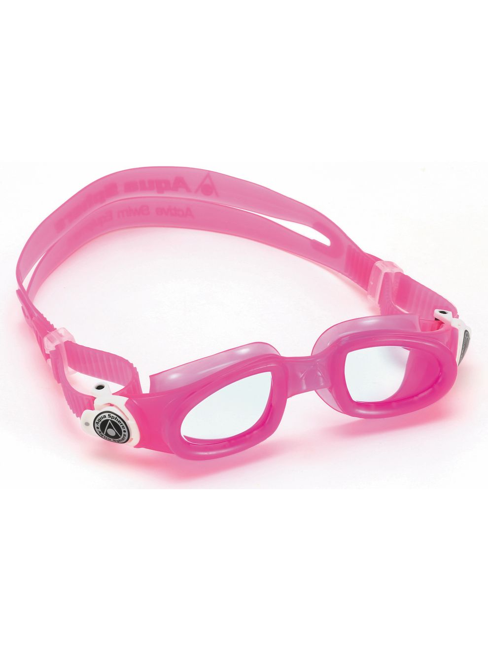 Aqua Sphere Moby Kid Clear Goggles Pink & White