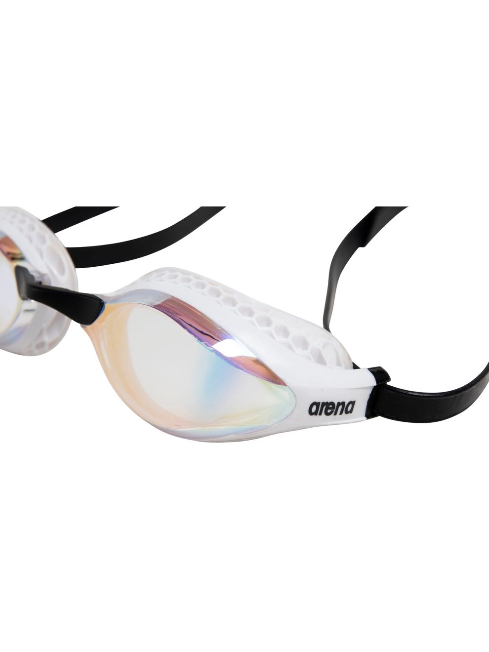 Arena Airspeed Mirror Goggles - Yellow Copper & White