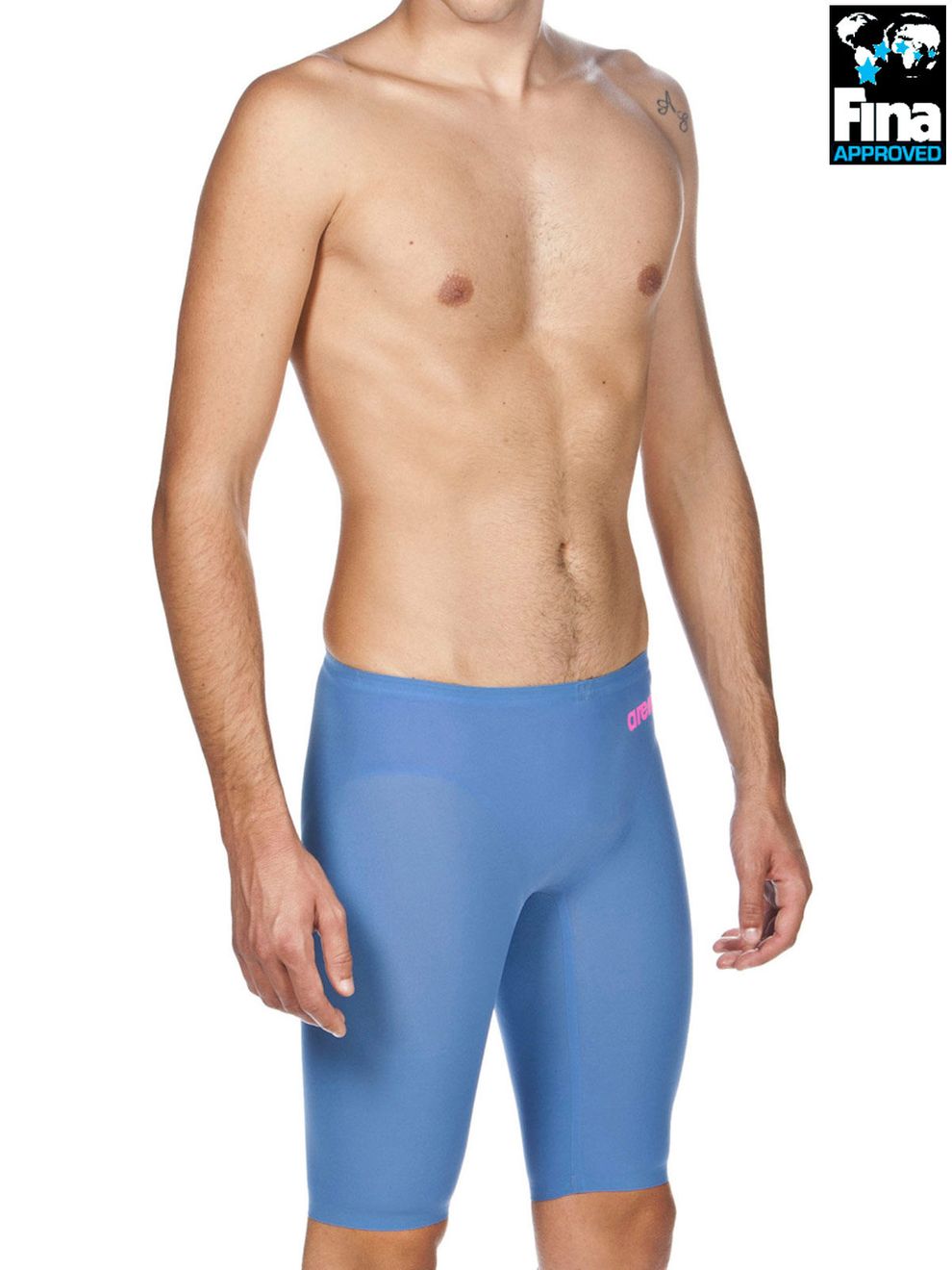 Arena Powerskin REvo One Blue & Pink Jammers