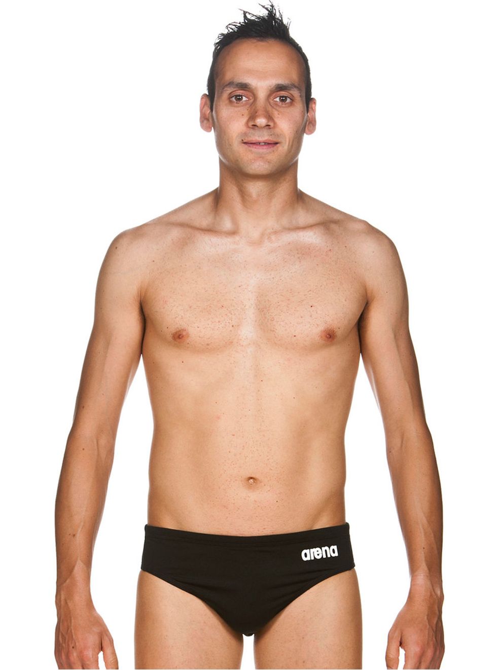 Arena Solid Black Mens Briefs
