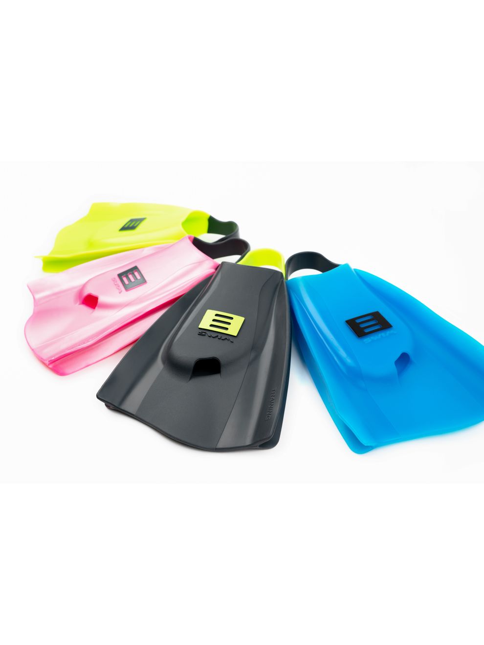 DMC Swim Elite Fins Charcoal & Fluro
