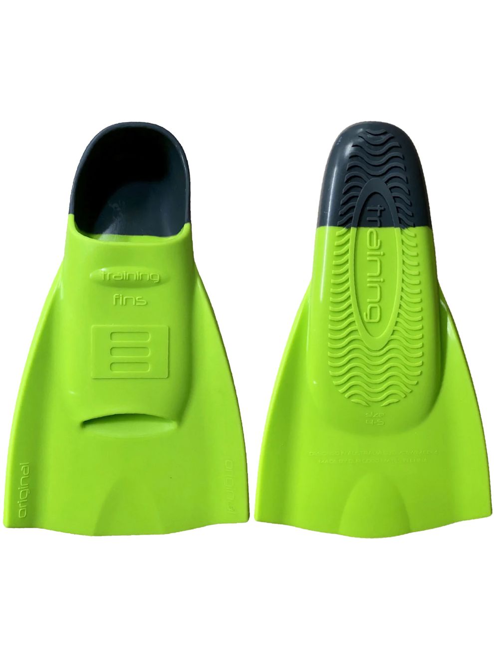 DMC Swim Original Fins Green & Charcoal