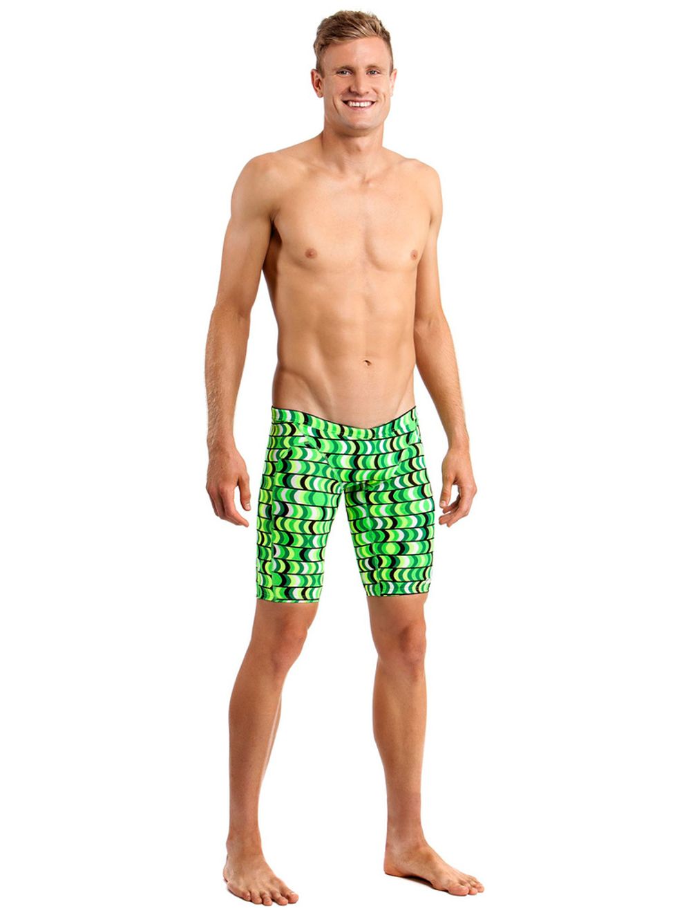 Funky Trunks Green Gateway Training Jammer