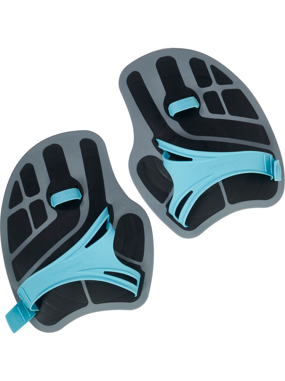Aqua Sphere Ergoflex Hand Paddles Black/Light Blue