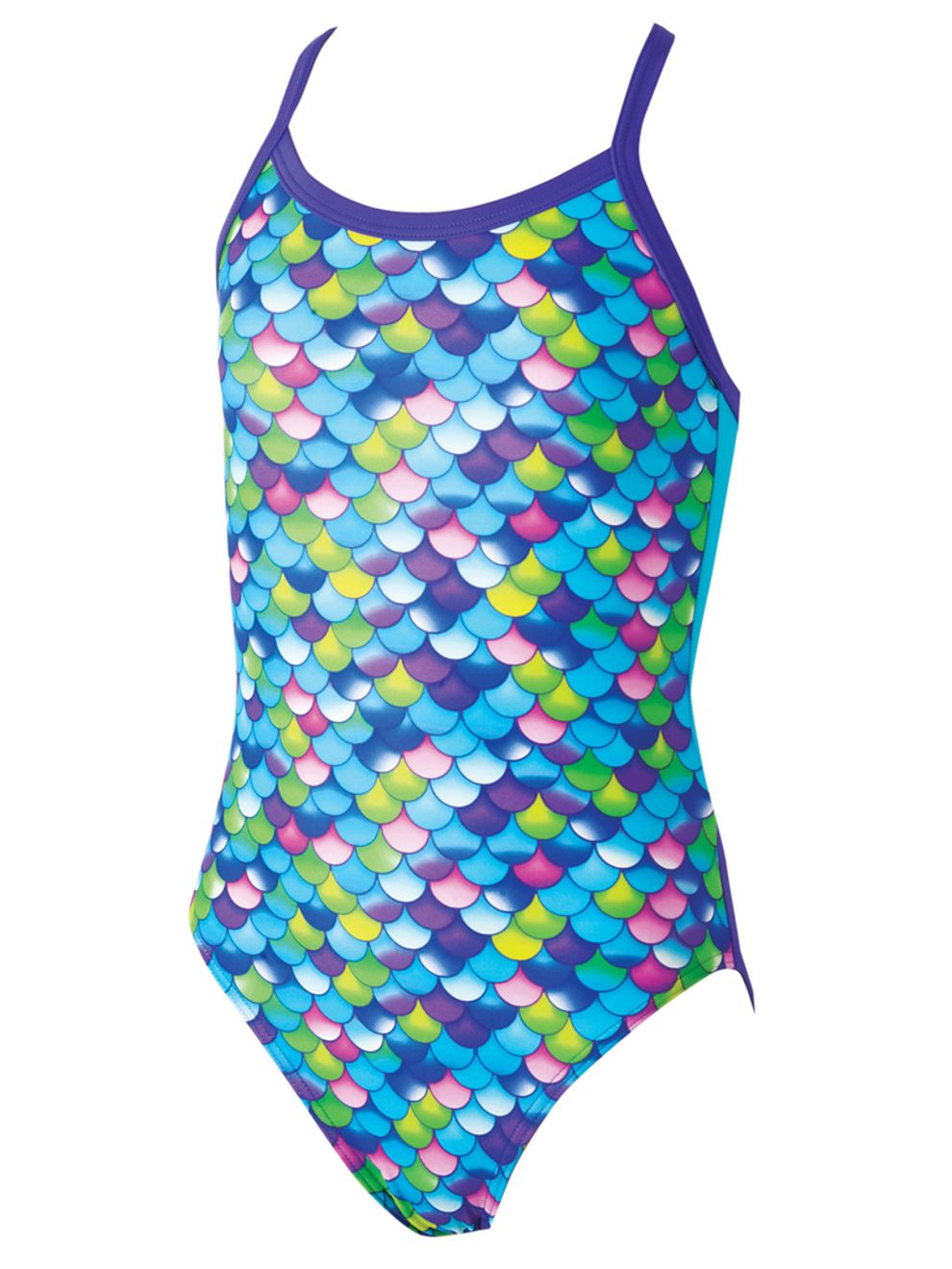 Zoggs Mermaids Girls One Piece Swimsuit