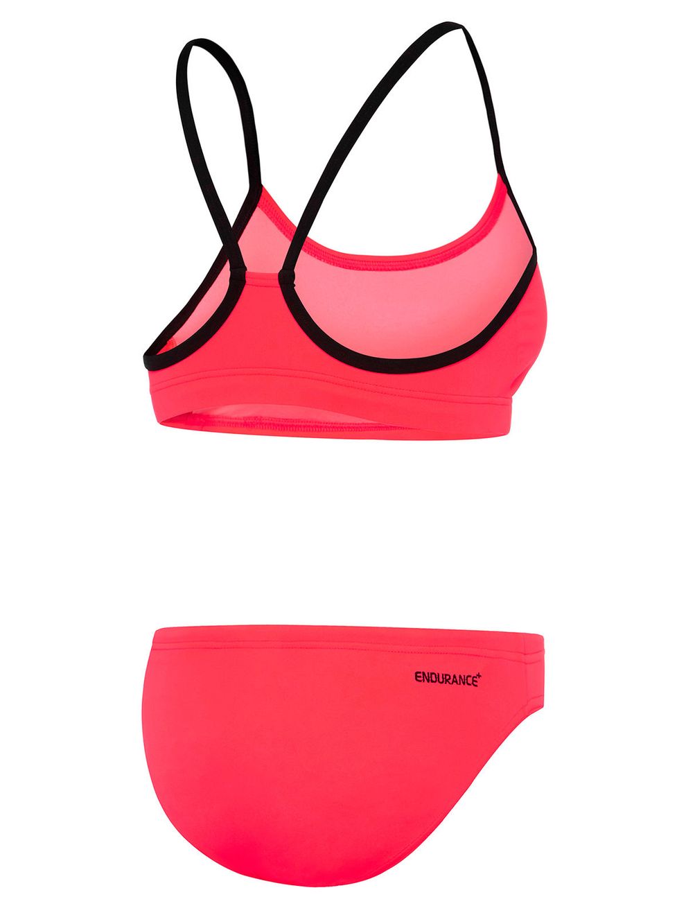 Speedo Endurance Red Gum Womens Sports Bikini Set