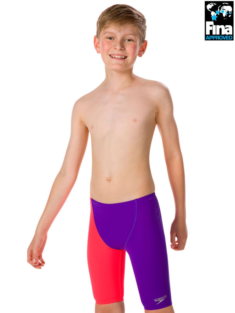 Speedo Fastskin Junior Endurance Purple & Red Boys Jammers