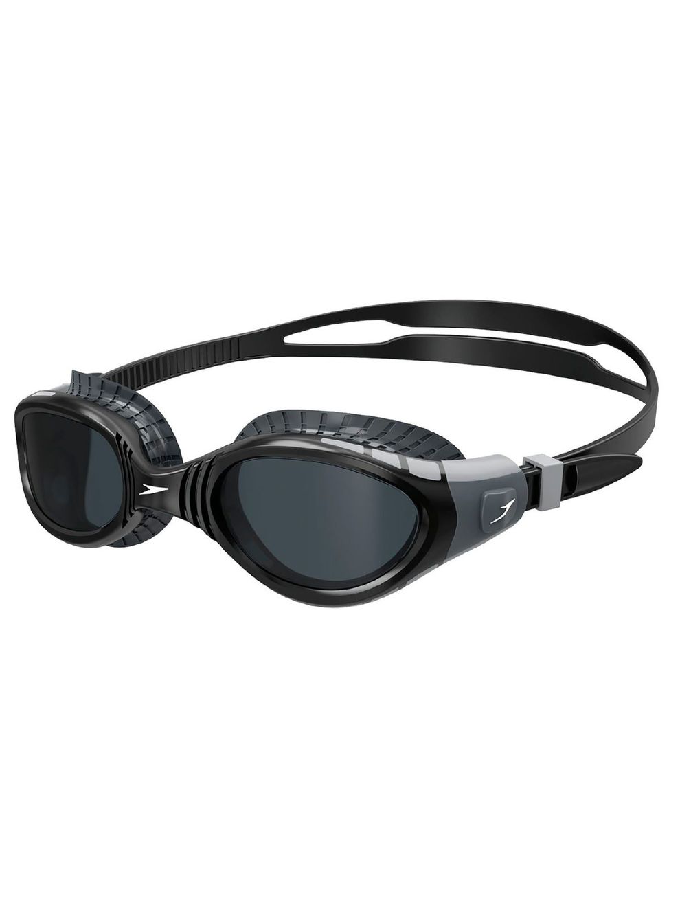 Speedo Futura Biofuse Flexiseal Cool Grey & Black Smoke Lens Goggles