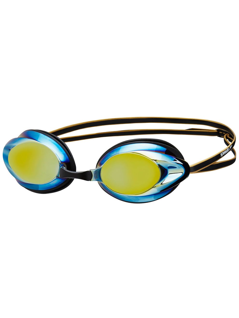 Speedo Opal Mirrored Goggles Black & Gold
