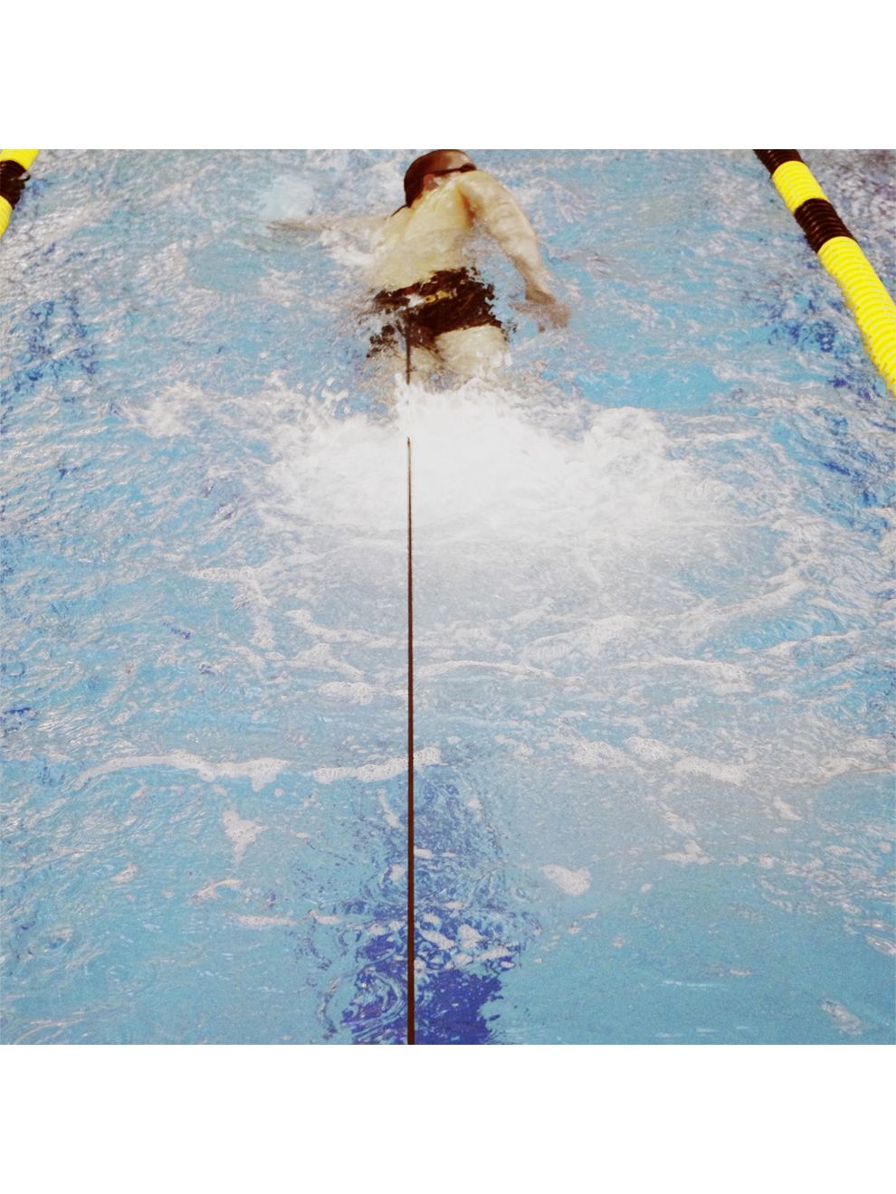 Corde D'entraînement Natation SuperStroke StrechCordz - Ceinture Réglable, Tube élastique 6m - Piscine 25m - 2