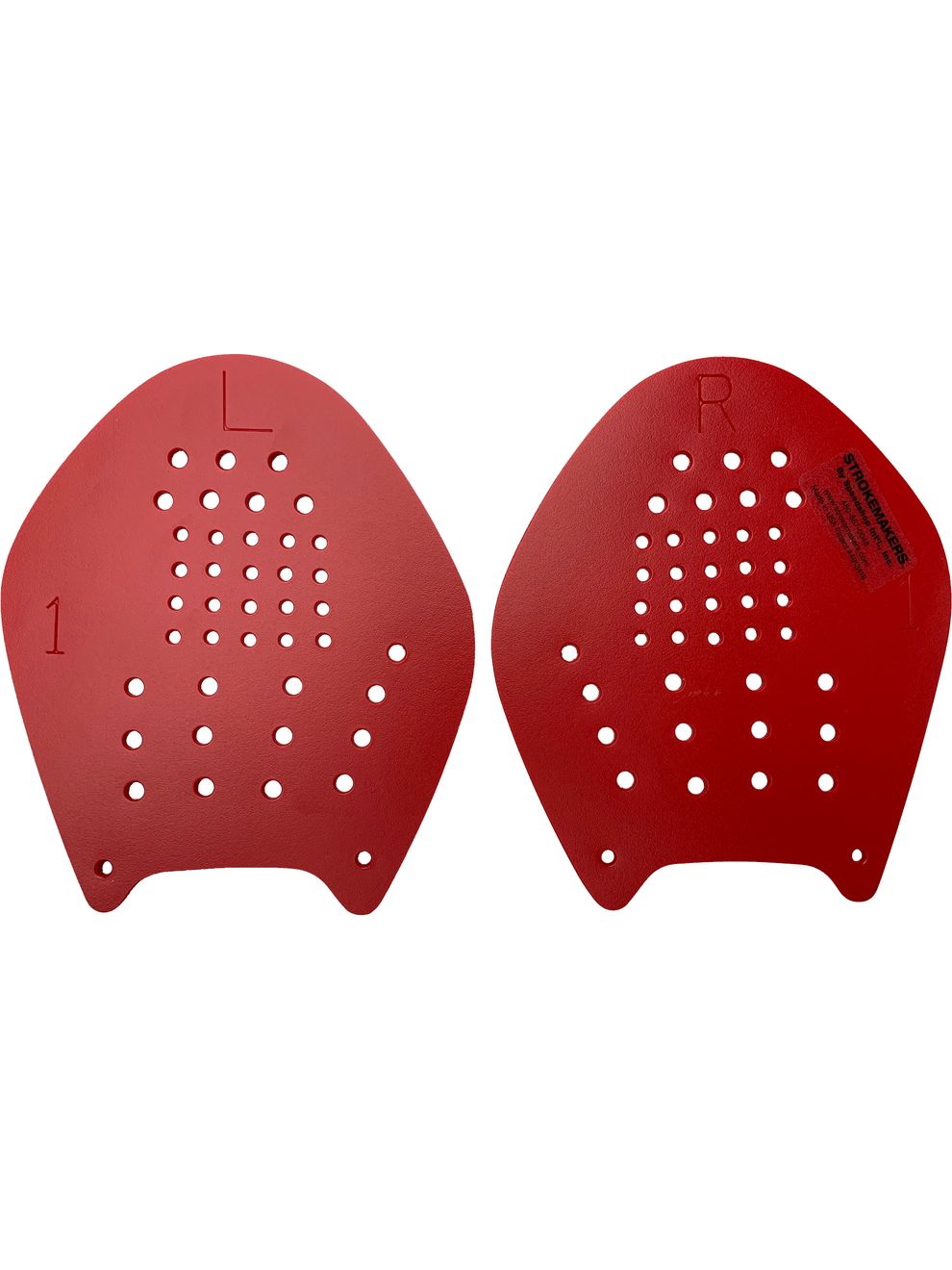 Strokemakers Hand Paddles Size 1 S Red