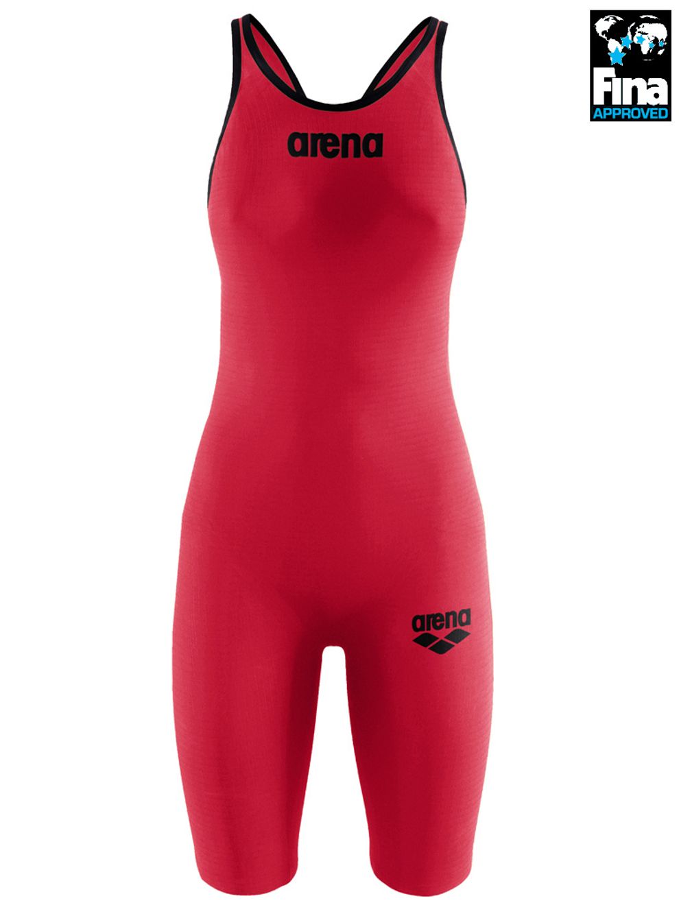 Arena Powerskin Carbon Pro Mark 2 Bright Red Kneelength