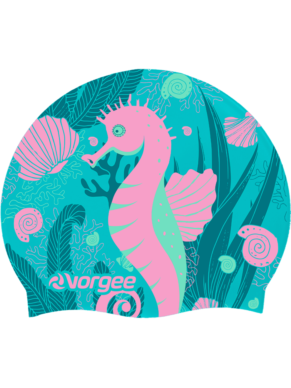 Vorgee Miss Glamour Swim Cap - Seahorse