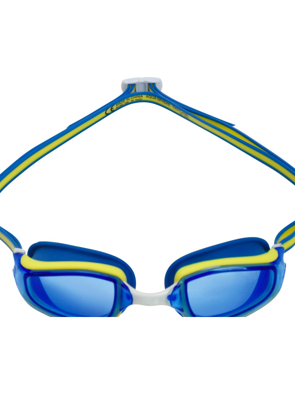Aqua Sphere Fastlane Goggles Blue Tint/Blue/Yellow