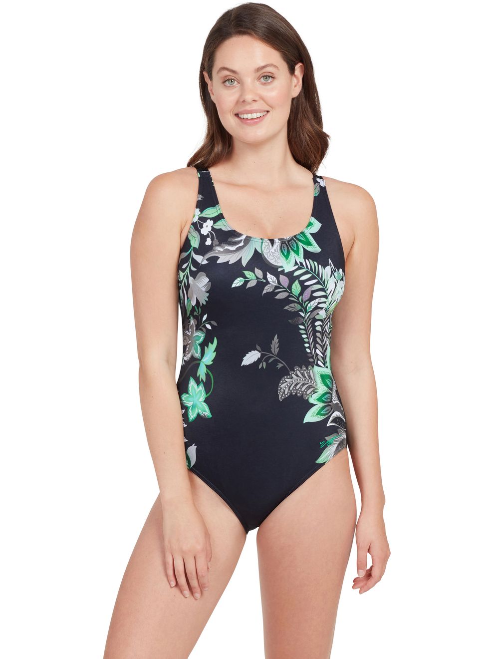 Maillot De Bain Zoggs Sumatra Adjustable Scoopback Pour Femme – Maillot Une Pièce Multicolore Pour Natation Sportive - 11