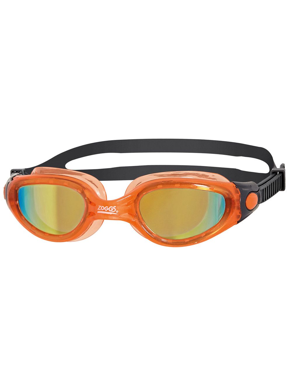 Zoggs Nautilus Orange & Black Mirrored Lens Goggles