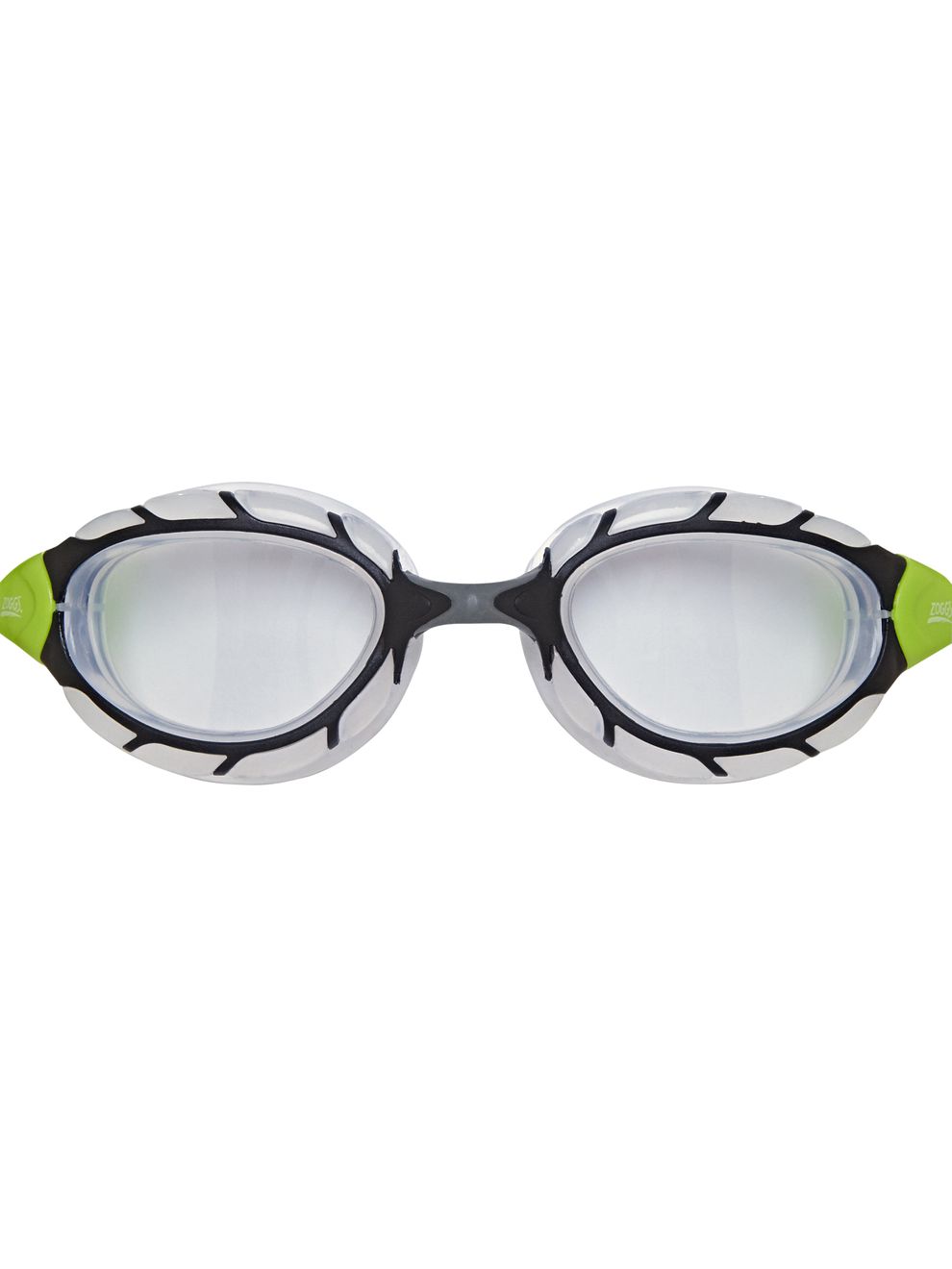 Zoggs Predator Goggles Small Fit Black/Lime/Clear