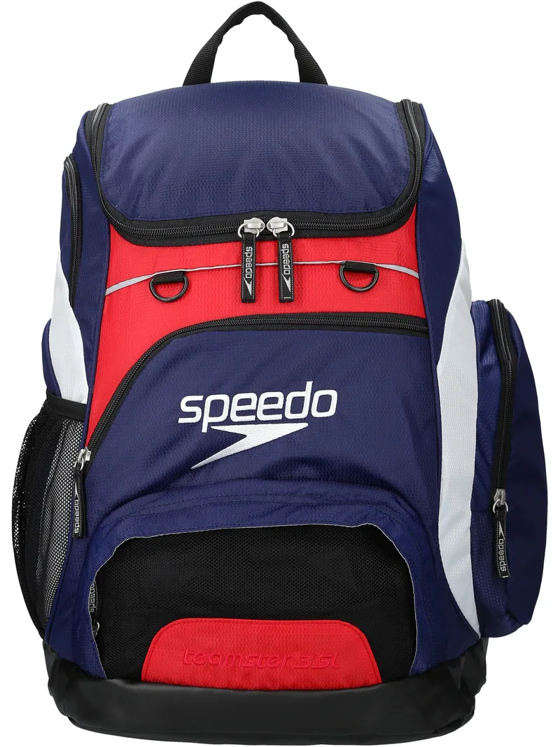 Speedo Rucksacks Speedo Teamster Backpack - Navy & Red | Swimmer.com.au