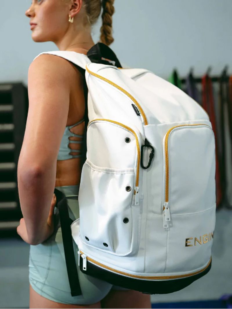 Engine Backpack Elite 2.0 50L - White | Swimmer.com.au