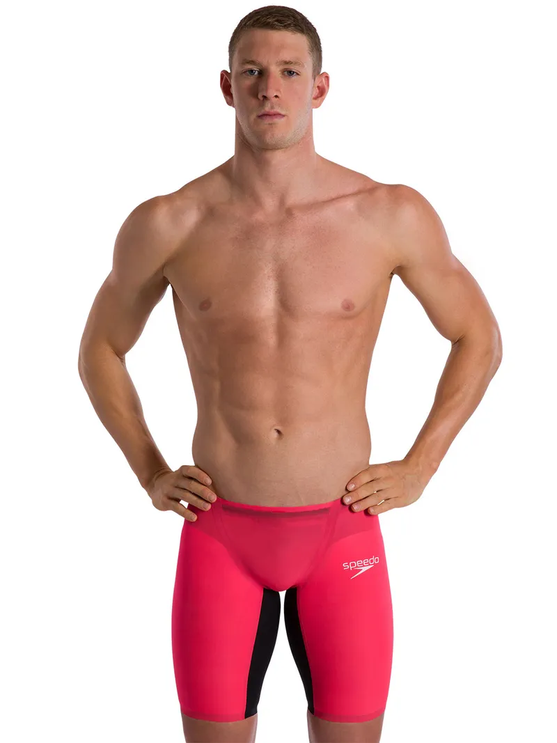 Speedo Fastskin LZR Pure Valor Phoenix Red & Black Jammers
