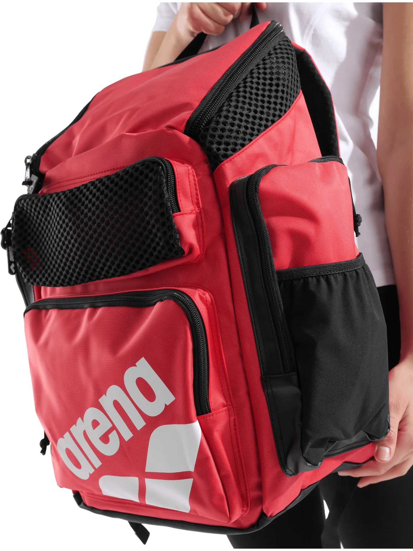 Arena One Go Backpack 45L - Red | Swimmer.com.au