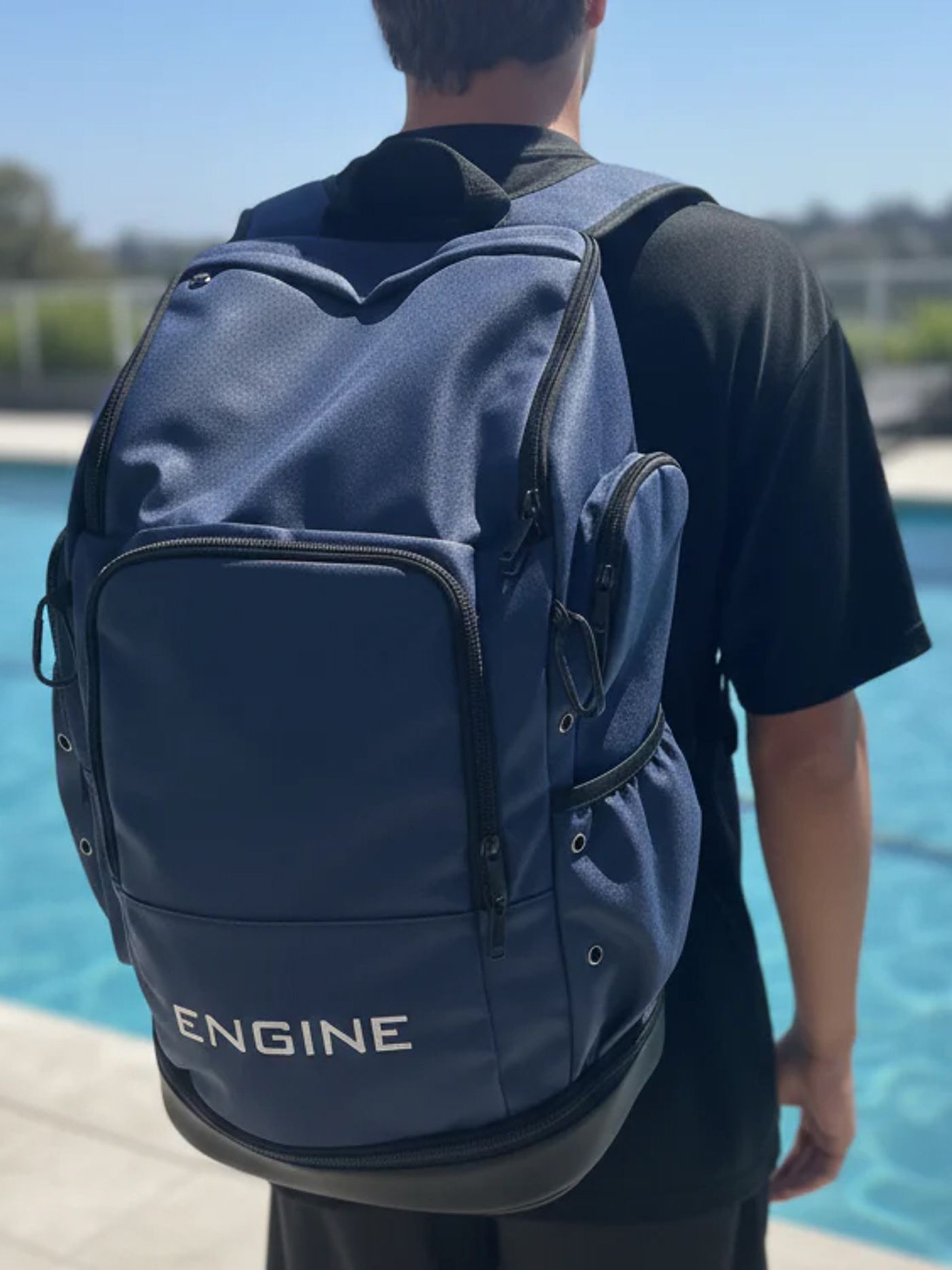 Engine Backpack Elite 2.0 50L - Navy | Swimmer.com.au