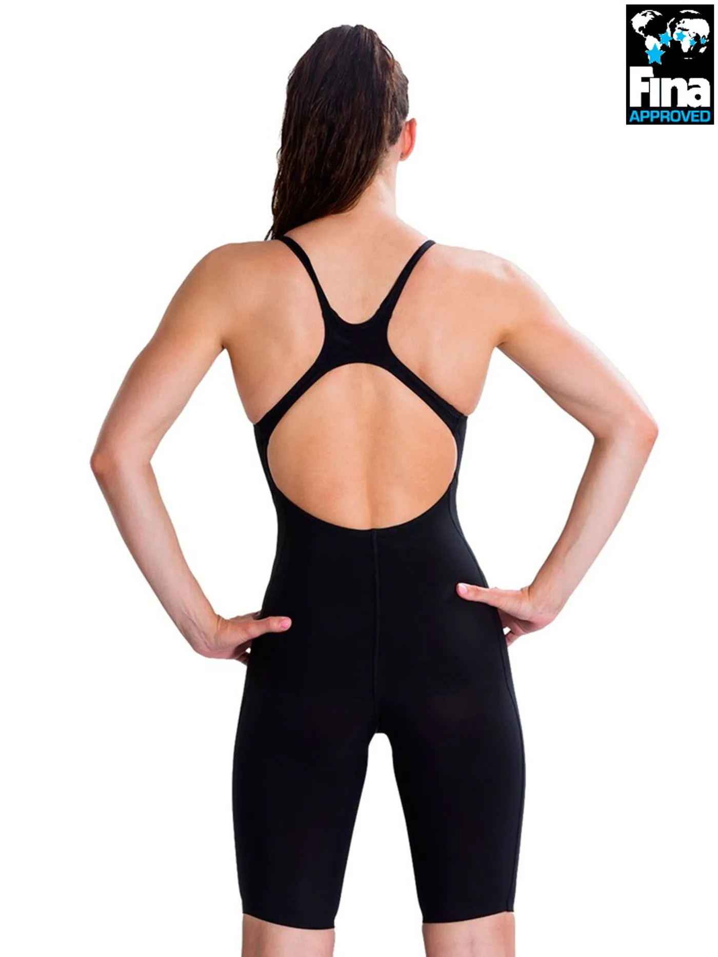 Speedo Back Types Speedo Fastskin LZR Element Openback Black Kneelength | Swimmer.com.au