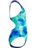 Speedo Allover Print Splashback One Piece - Blue/Sapphire