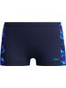 Speedo Allover Print Panel Aquashorts - Peacoat/Blue