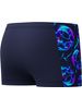 Speedo Allover Print Panel Aquashorts - Peacoat/Blue