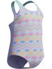 Speedo Toddler Girls Print One Piece - Bright Lavender