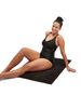 Speedo Shaping V-Neck One Piece - Black