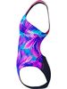 Speedo Allover Print Powerback One Piece - Pink/Peacoat