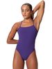 Speedo Solid Web Back One Piece - Acai Purple