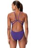 Speedo Solid Web Back One Piece - Acai Purple