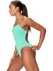 Speedo Solid V-Back 2.0 One Piece - Aqua Breeze
