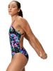 Speedo Print V-Back 2.0 One Piece - Glitchy/Black