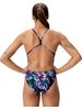 Speedo Print V-Back 2.0 One Piece - Glitchy/Black