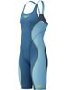 Speedo Fastskin HyperSpark Openback Kneeskin - Nite/Sevres Blue