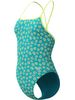 Speedo Printed Turnback One Piece - Bloom Burst/Turquoise Gem