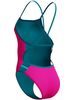 Speedo Solid Tri Back One Piece - Punchy Pink