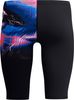 Speedo Placement Print Jammers - Electro Static/Black