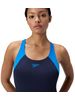 Speedo Hyperboom Splice Racerback One Piece - Lagoon Blue