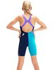 Speedo Fastskin Junior Endurance+ Kneelength - Navy/Aquarium/Miami Lilac
