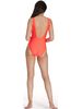 Speedo Logo Deep U-Back One Piece - Siren Red