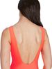 Speedo Logo Deep U-Back One Piece - Siren Red