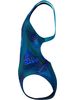 Speedo Allover Print Leaderback One Piece - Sapphire/Mayan Blue