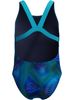 Speedo Allover Print Leaderback One Piece - Sapphire/Mayan Blue